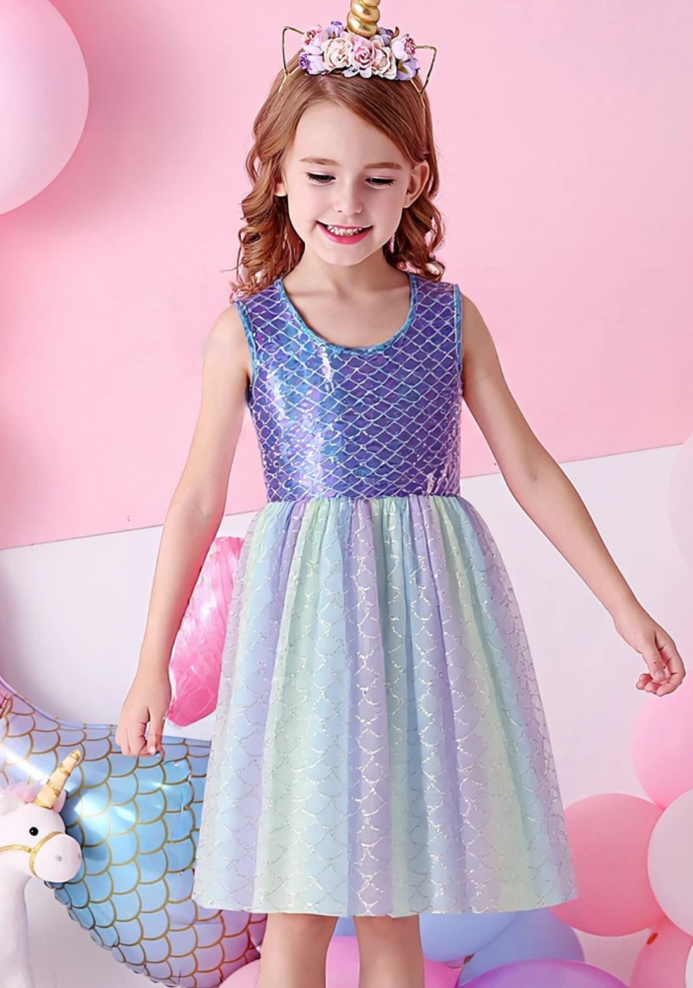 Robe Princesse Sirène tulle