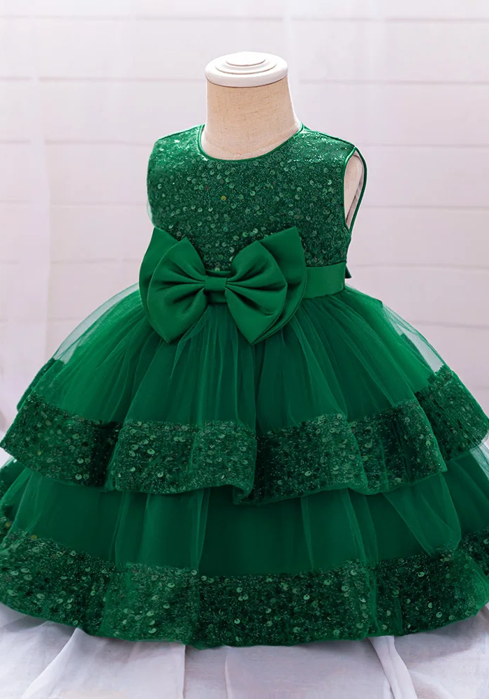 Robe Princesse Tulle Vert Bébé pas cher