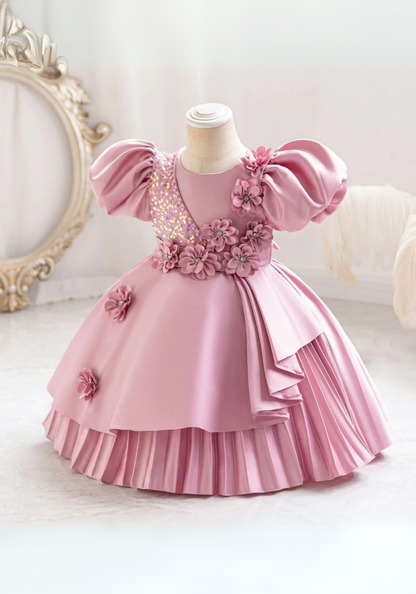 Robe Princesse Florale Fille