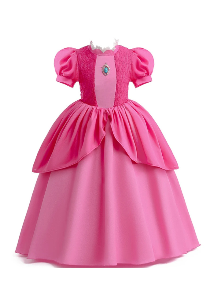 Robe Princesse Rose Bonbon Fille