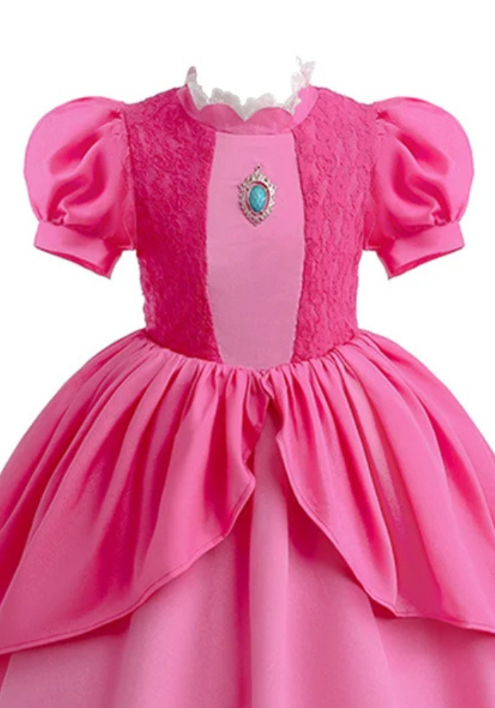 Robe Princesse Rose Bonbon Fille