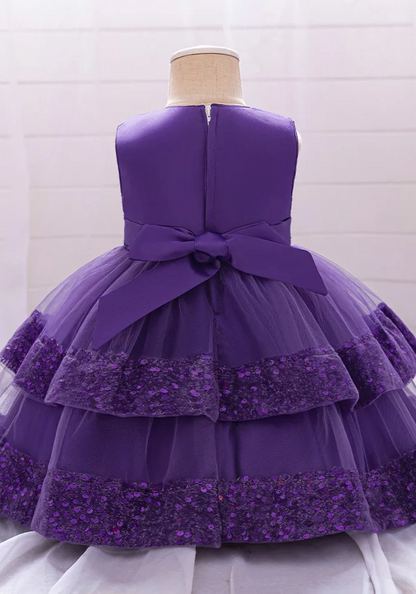 Robe Princesse Tulle Violette Bébé