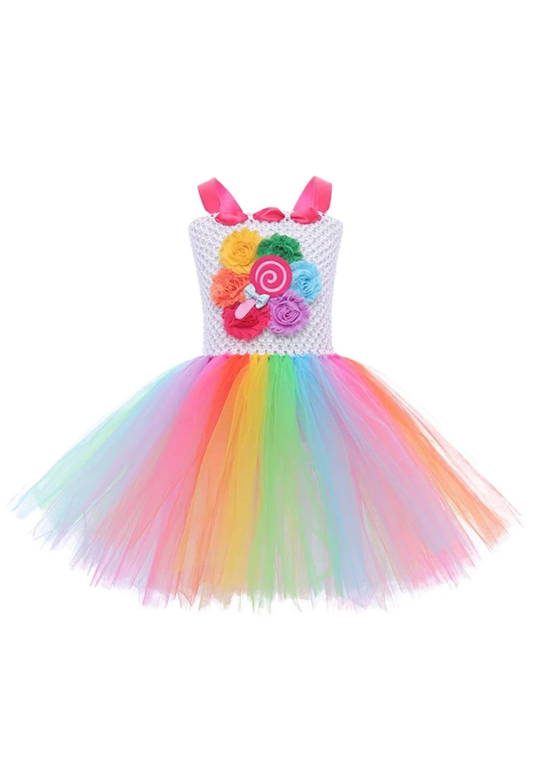 Robe de Princesse Arc-en-Ciel