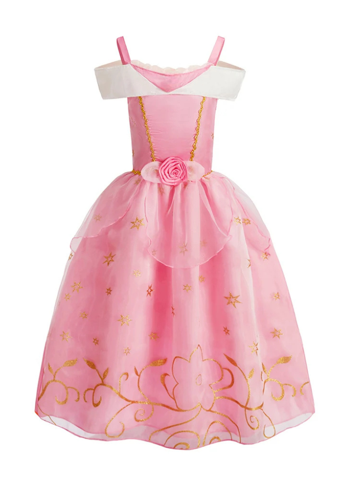 Robe Princesse Rose Clair Fille