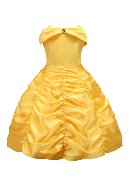 Robe de Bal Princesse Jaune